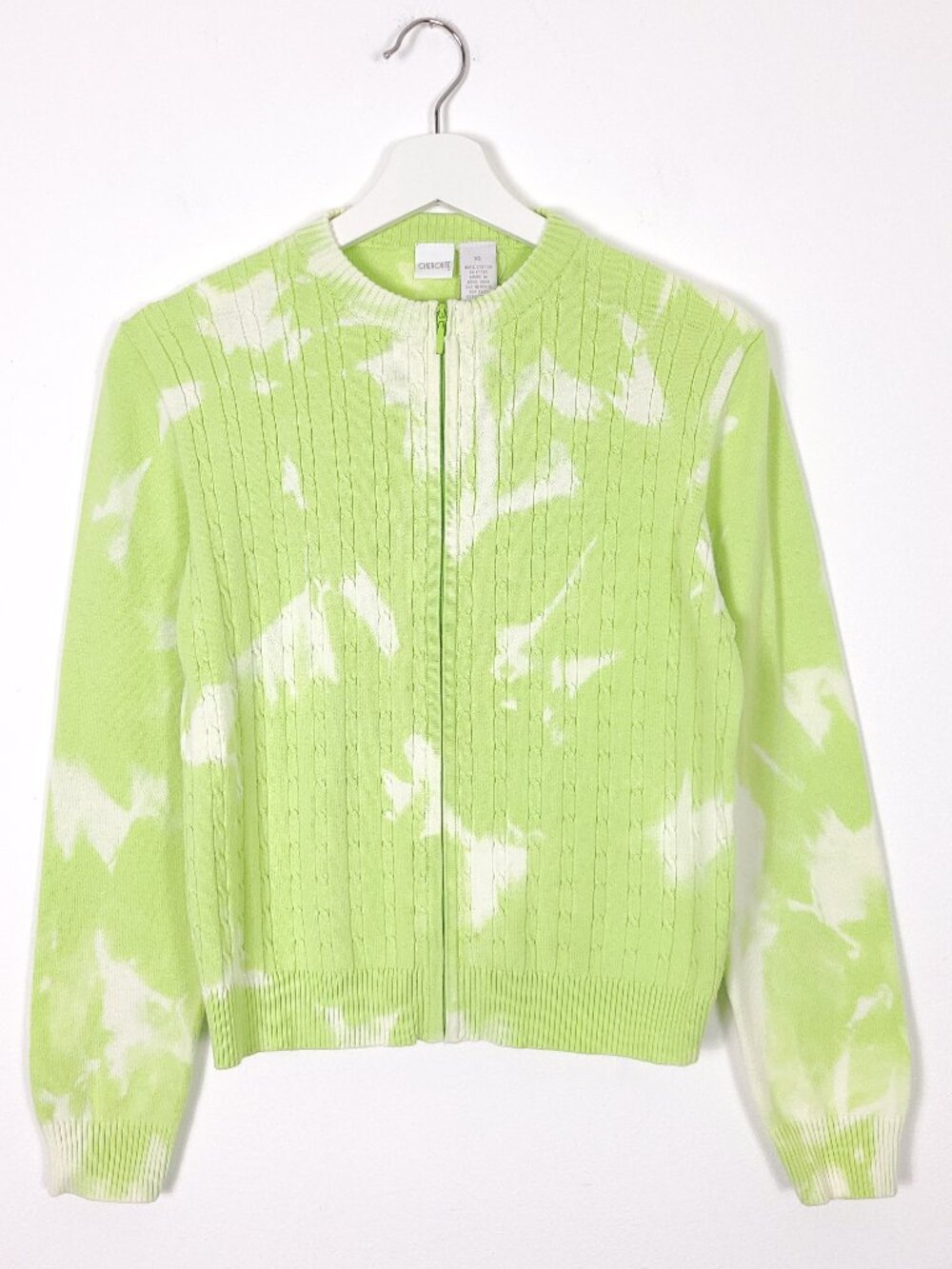 Vintage Green Bleached Sweater